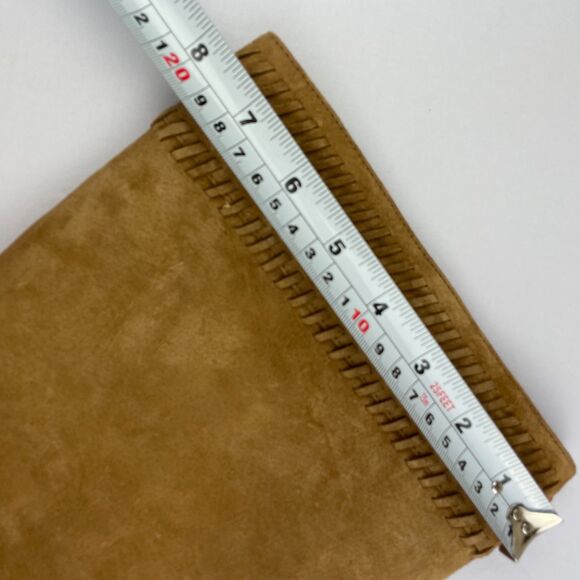 ~ UGG 10 Suede Clog Boots Tan Zip Camel Brown Women Tall Wood Heel Boho HTF Rare - Picture 5 of 14